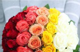 Какие цветы подарить девушке Самый красивый букет роз любимой девушке